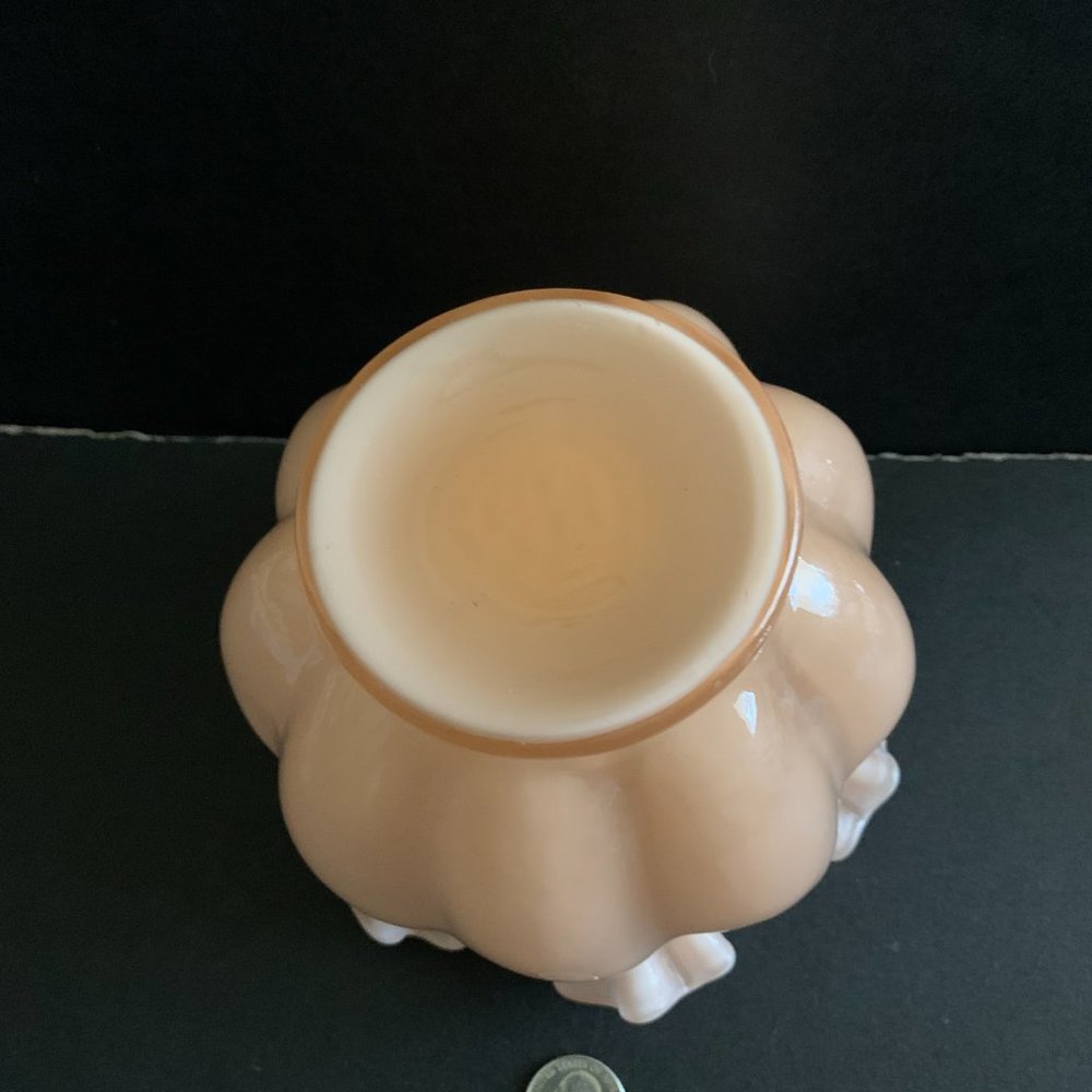 Fenton Pink Ruffled Vase - Picture 3 of 3